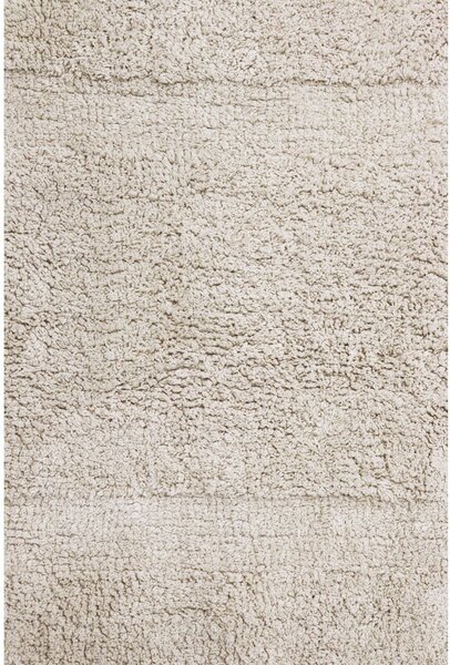 Kremno bela pralna ročno tkana bombažna preproga 120x160 cm Bloom Natural – Lorena Canals