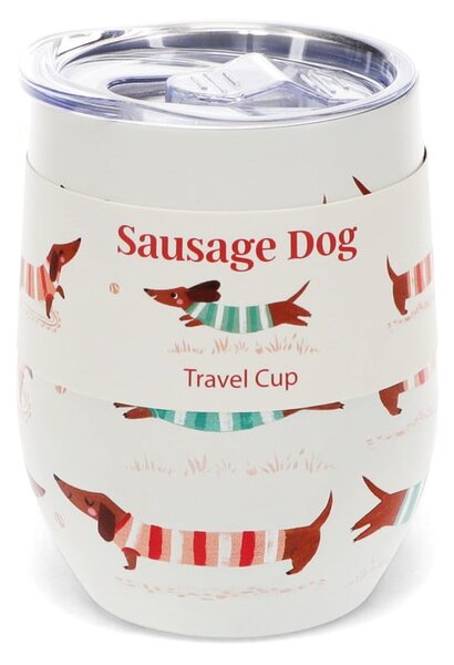 Potovalni lonček 350 ml Sausage Dog – Rex London