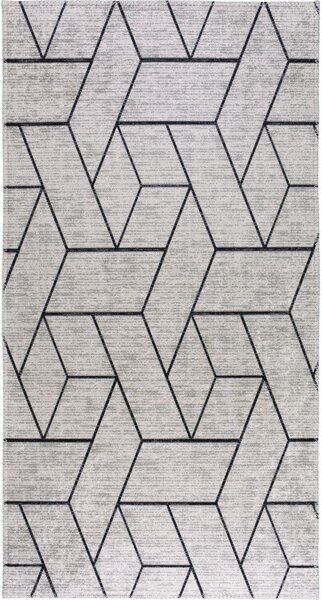 Svetlo siva pralna preproga 80x150 cm - Vitaus