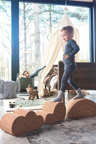 OYOY Stolček OYOY Cork Step Stool