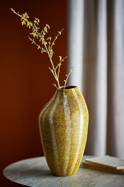 Bloomingville vaza dekorativna iz kamenine 21 x 35,5 cm