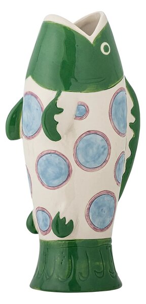 Bloomingville vaza dekorativna iz kamenine 11 x 22 x 7,5 cm