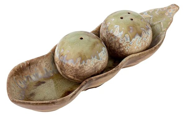 Bloomingville solnica in poprnica iz kamenine 26 x 8 x 6 cm