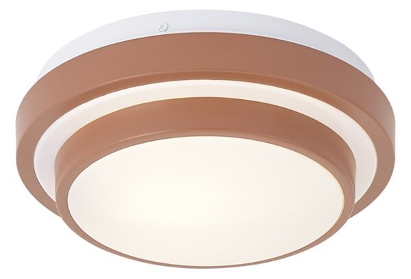 Moderna stropna svetilka Sienna z belo 25cm IP44 - Walden