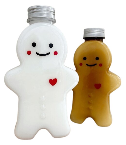 Steklenica za jajčni liker GINGER BUDDY 350 ml, rdeča/zelena