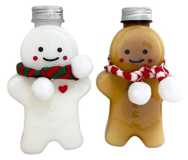 Steklenica za jajčni liker GINGER BUDDY 350 ml, rdeča/zelena