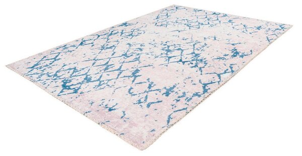 RAVNO TKANA PREPROGA Peron 400 Weiß / Blau 120/180 cm tkano modra, bela
