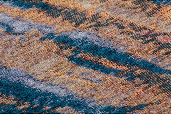 RAVNO TKANA PREPROGA Blaze 325 Beige / Blau 115/170 cm modra, bež