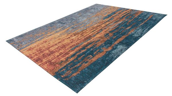 RAVNO TKANA PREPROGA Blaze 325 Beige / Blau 115/170 cm modra, bež