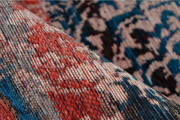 PREPROGA Charme 425 Multi / Rot 160/230 cm tkano večbarvno, rdeča