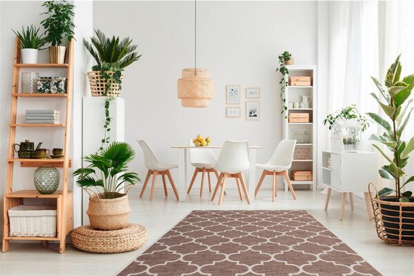 TEKAČ Indonesia - Batu Beige 80/150 cm tkano bež