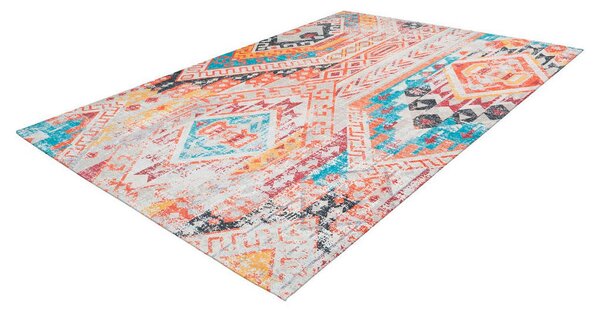 RAVNO TKANA PREPROGA Indiana 200 Multi / Orange 80/150 cm tkano večbarvno, oranžna