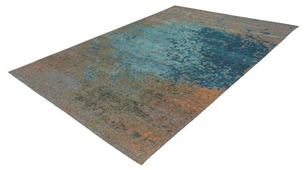 RAVNO TKANA PREPROGA Blaze 100 Multi / Blau 115/170 cm modra, večbarvno