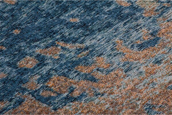 RAVNO TKANA PREPROGA Blaze 100 Multi / Blau 115/170 cm modra, večbarvno