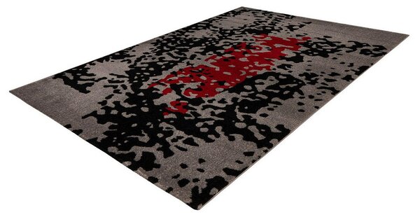 PREPROGA Naila 300 Schwarz / Rot 80/150 cm tkano rdeča, črna