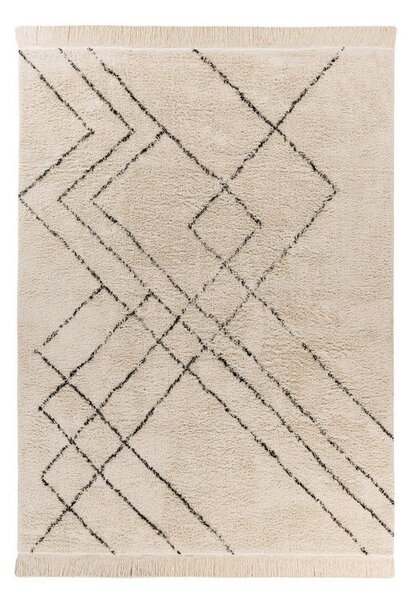 PREPROGA Mylen 625 Creme / Schwarz 120/170 cm krem barve, črna