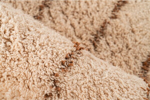 PREPROGA Mylen 425 Creme / Braun 120/170 cm rjava, krem barve