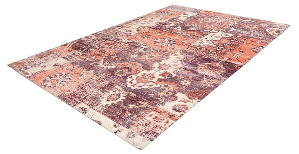 TEKAČ Indiana 425 Multi / Terra 80/150 cm tkano večbarvno, terakota