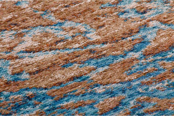 RAVNO TKANA PREPROGA Blaze 625 Blau / Beige 115/170 cm modra, bež