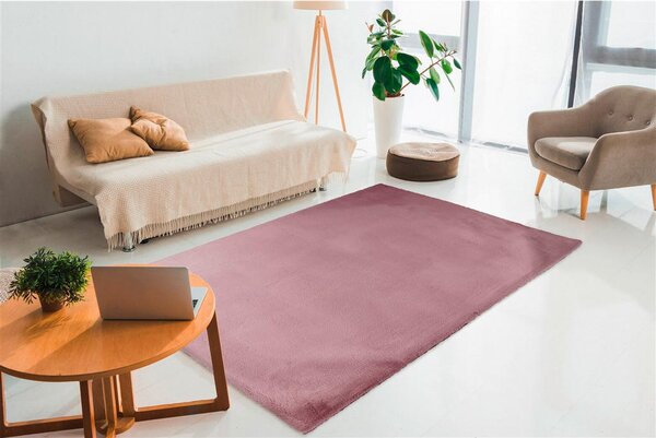 PREPROGA Z VISOKIM FLOROM Rabbit Light 525 Rosa 200/290 cm taftano roza