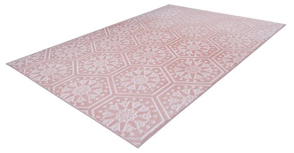 RAVNO TKANA PREPROGA Monroe 225 Rosa 120/170 cm taftano roza