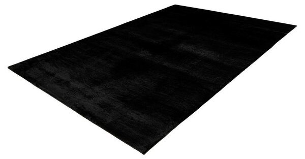 PREPROGA Z VISOKIM FLOROM 80/150 cm tkano črna