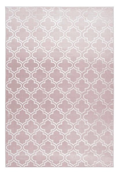 RAVNO TKANA PREPROGA Monroe 100 Rosa 120/170 cm taftano roza