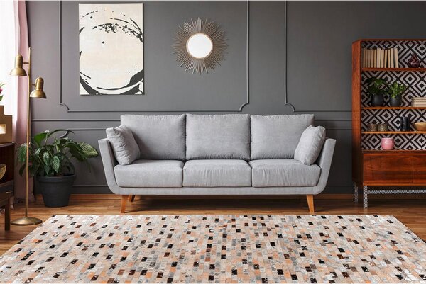 RAVNO TKANA PREPROGA Lavin 525 Schwarz / Multi 120/170 cm večbarvno, črna