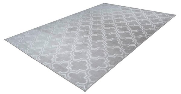 RAVNO TKANA PREPROGA Monroe 100 Grau / Blau 160/230 cm taftano modra, siva