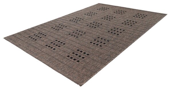 TEKAČ Indonesia - Malang Taupe 80/230 cm rjava
