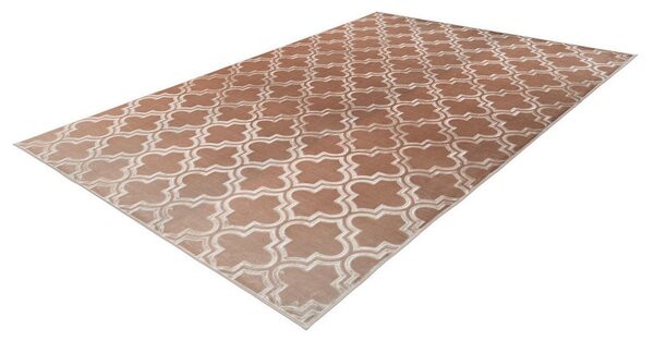 RAVNO TKANA PREPROGA Monroe 100 Taupe 120/170 cm taftano rjavosiva