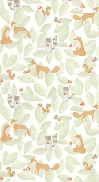 Otroška tapeta Woodland Friends 4 barve