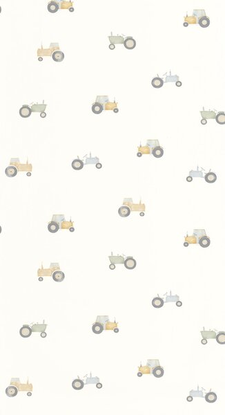 Otroška tapeta Vintage Tractor 2 barve