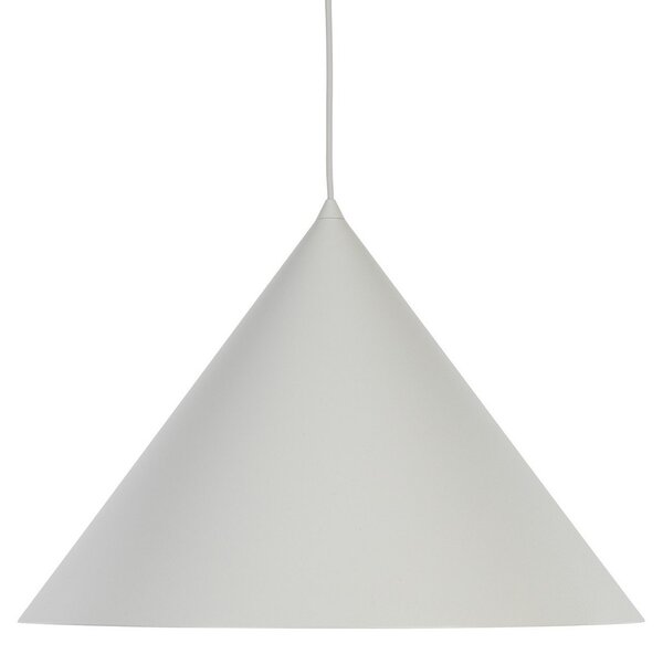 TK Lighting Visoka svetilka Cono, 1-žarnica, Ø 50 cm, bež, E27, zatemnjen, Bež, Dnevna soba / jedilnica, Kovina, Sodobni