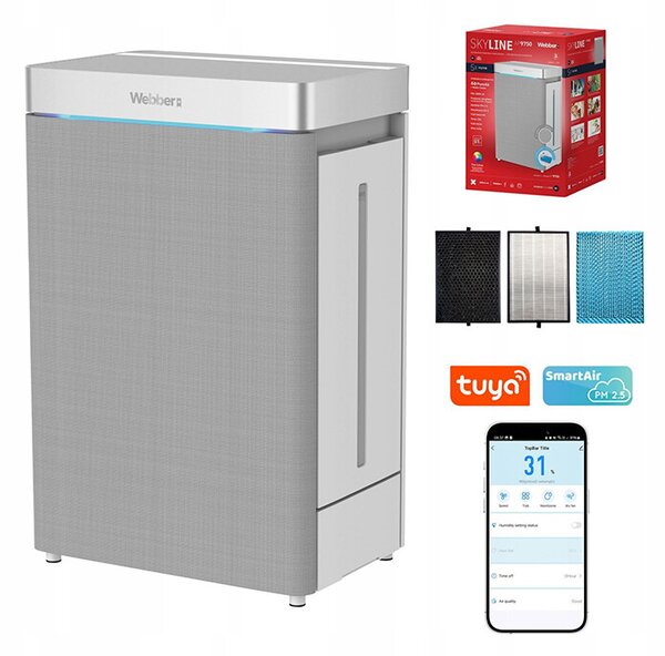 Čistilec zraka - Webber AP9750 SMART AI WIFI 100W