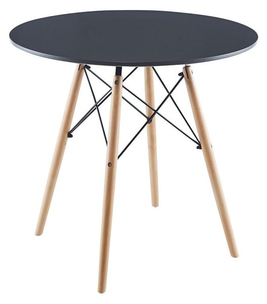 Nordijska siva miza - 80 cm