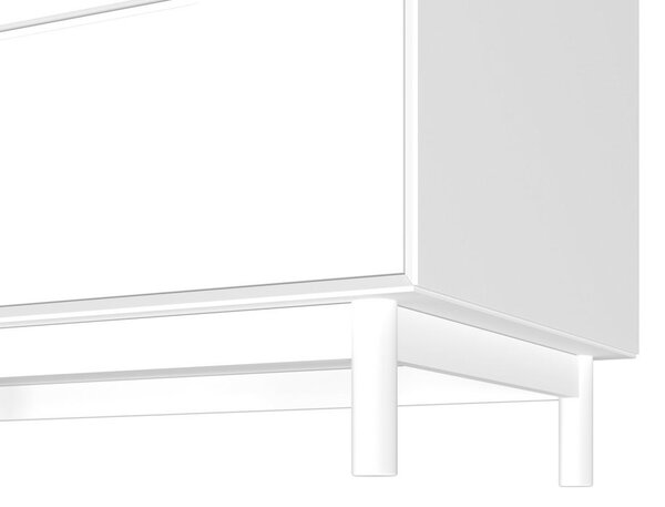 Bessagi Home Omara Za Oblačila Marlo, Bela, Š. 148cm