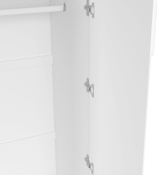 Bessagi Home Omara Za Oblačila Marlo, Bela, Š. 148cm