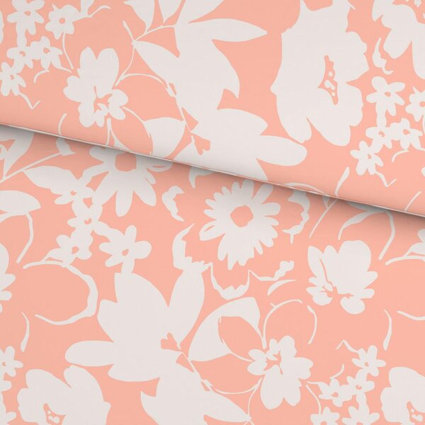 Mömax Posteljnina Floral Xxl, Oranžna, 2x60/80, 200/200