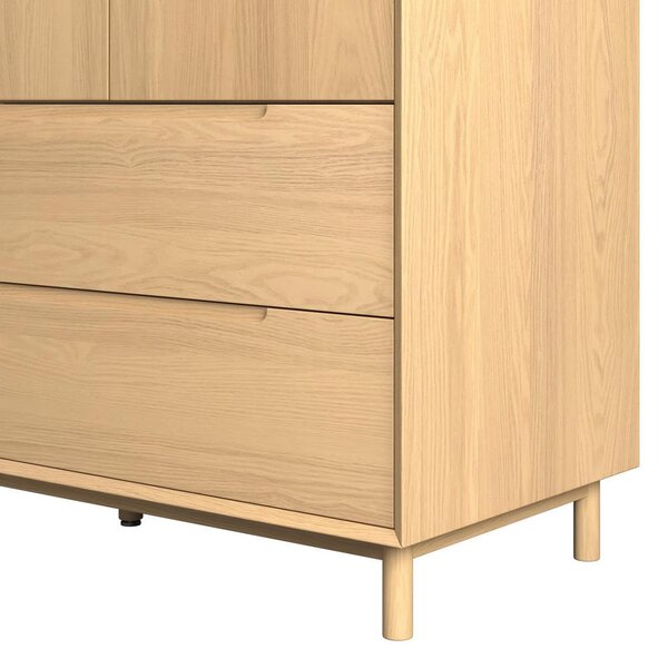 Bessagi Home Omara Za Oblačila Marlo, Barve Hrasta, Š. 148cm