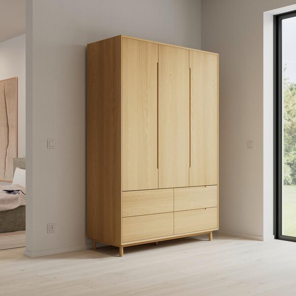 Bessagi Home Omara Za Oblačila Marlo, Barve Hrasta, Š. 148cm