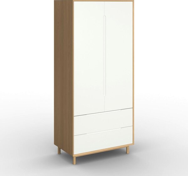 Bessagi Home Omara Za Oblačila Marlo, Bela, Barve Hrasta, Š. 100cm