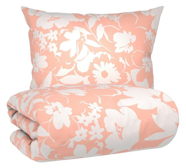 Mömax Posteljnina Floral, Oranžna, 60/80, 140/200