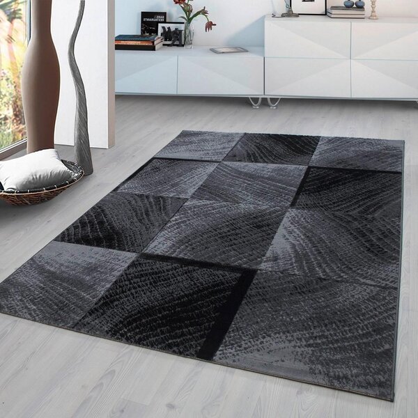 Mömax Tkana Preproga Plus, Črna, 120x170cm