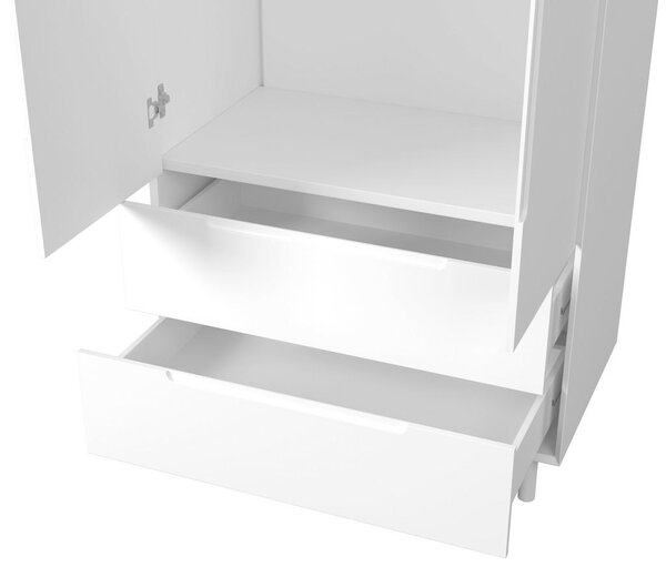 Bessagi Home Omara Za Oblačila Marlo, Bela, Š. 100cm