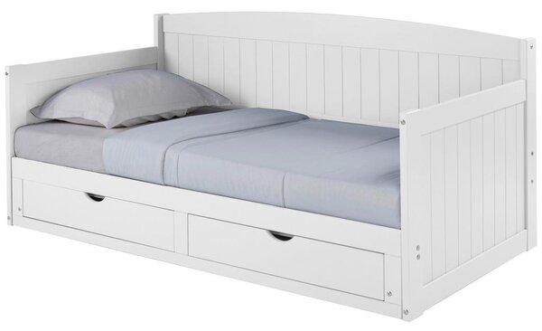 P & B Raztegljiva Postelja Storm, Bela, 90-180x200