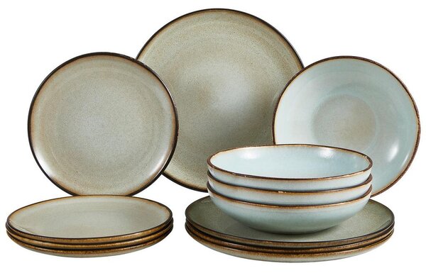 Creatable Jedilni Servis Stone Town Grey, 12-Delni
