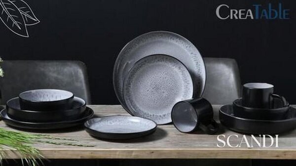 Creatable Jedilni Servis Nordic Fjord Frost, 12-Delni