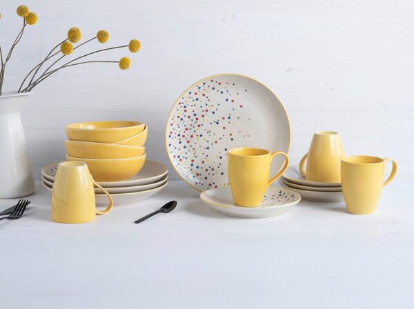 Creatable Kombinirani Servis Joy Yellow, 16-Delni