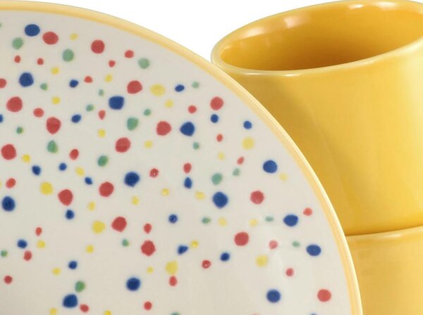 Creatable Kombinirani Servis Joy Yellow, 16-Delni